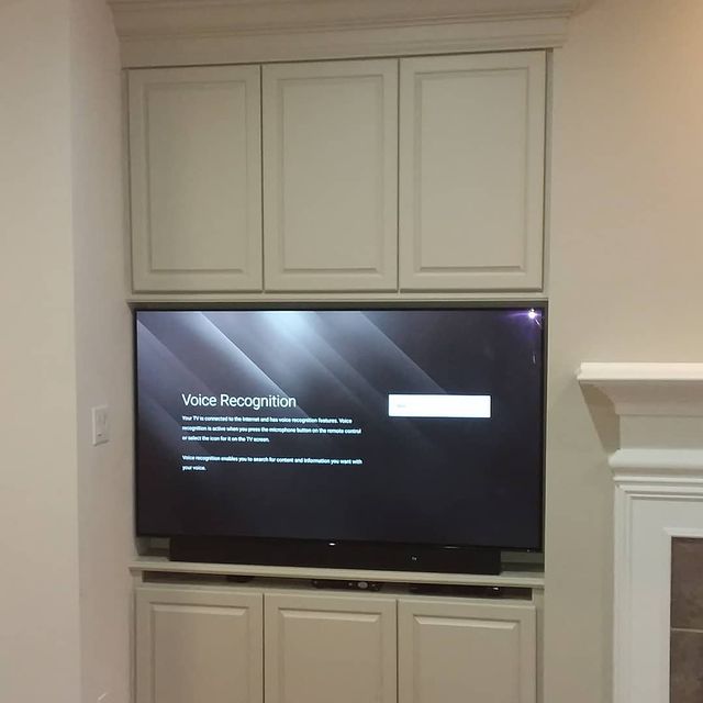 After Custom Entertainment Center