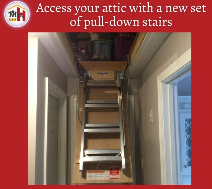 Attic stair installation