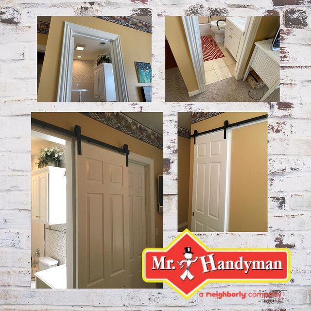 Barn Door Installation Before and After