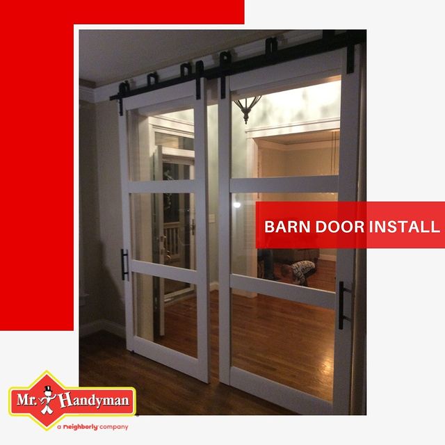 Barndoor installedBarndoor installed which gives an excellent finishing