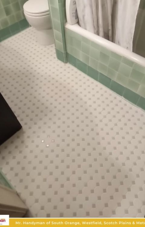 Bathroom tile replacement