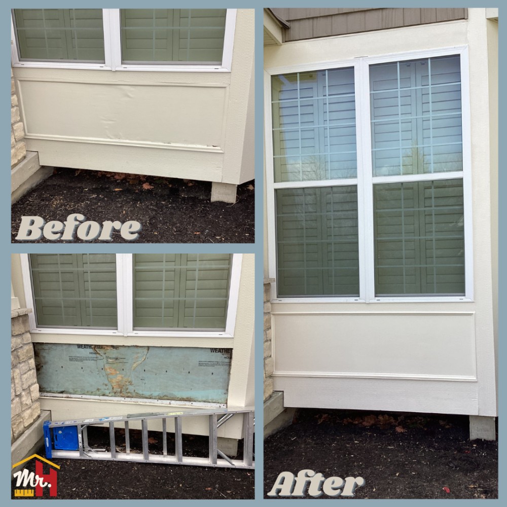 Bay window repair