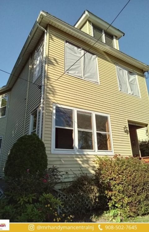 Home with missing windows