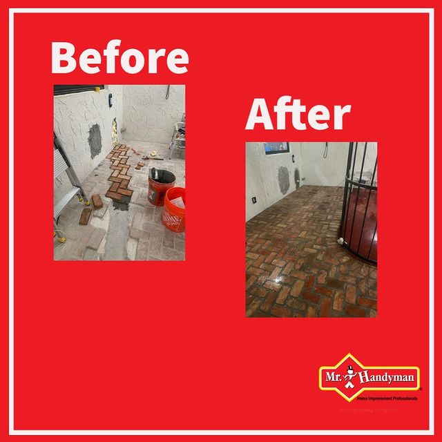 Brick pavers.