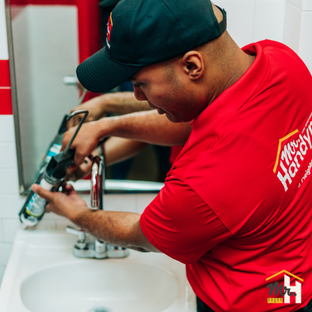 Caulk Commercial Bathroom Sink