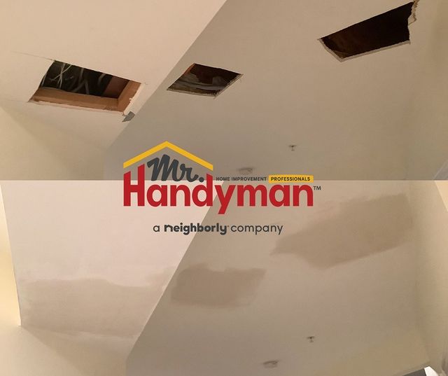 Ceiling damage is unsightly and can be dangerous.