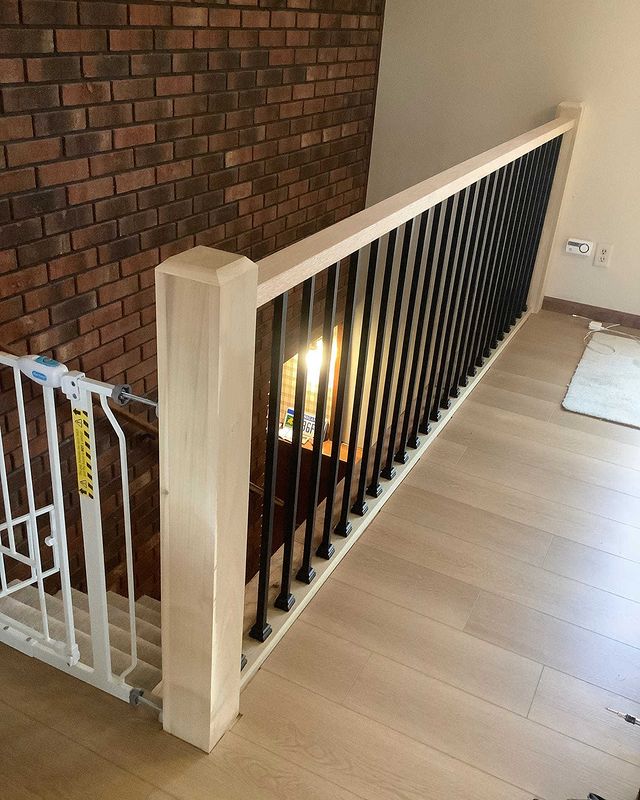 Classic stair railing in Grand Rapids, MI