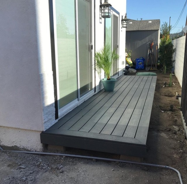 Composite deck installation