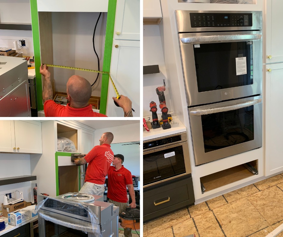 Custom oven Install