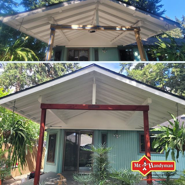The rain is finally back, but this deck painting job we did in Vancouver has us already dreaming about our next vacation.