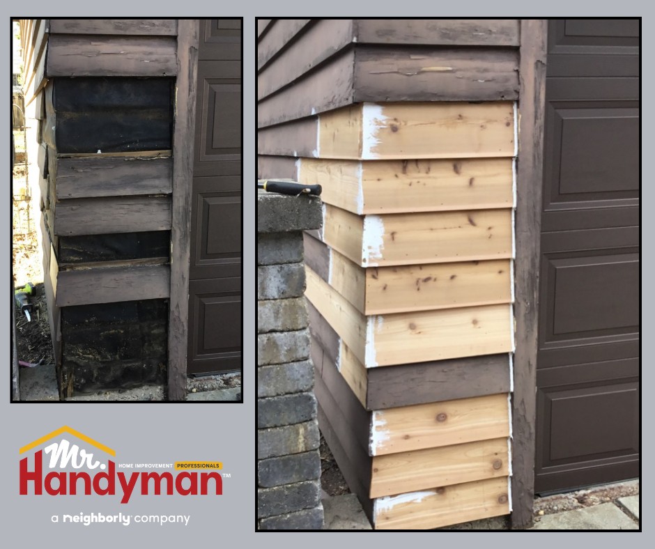Dry Rot Siding Repair