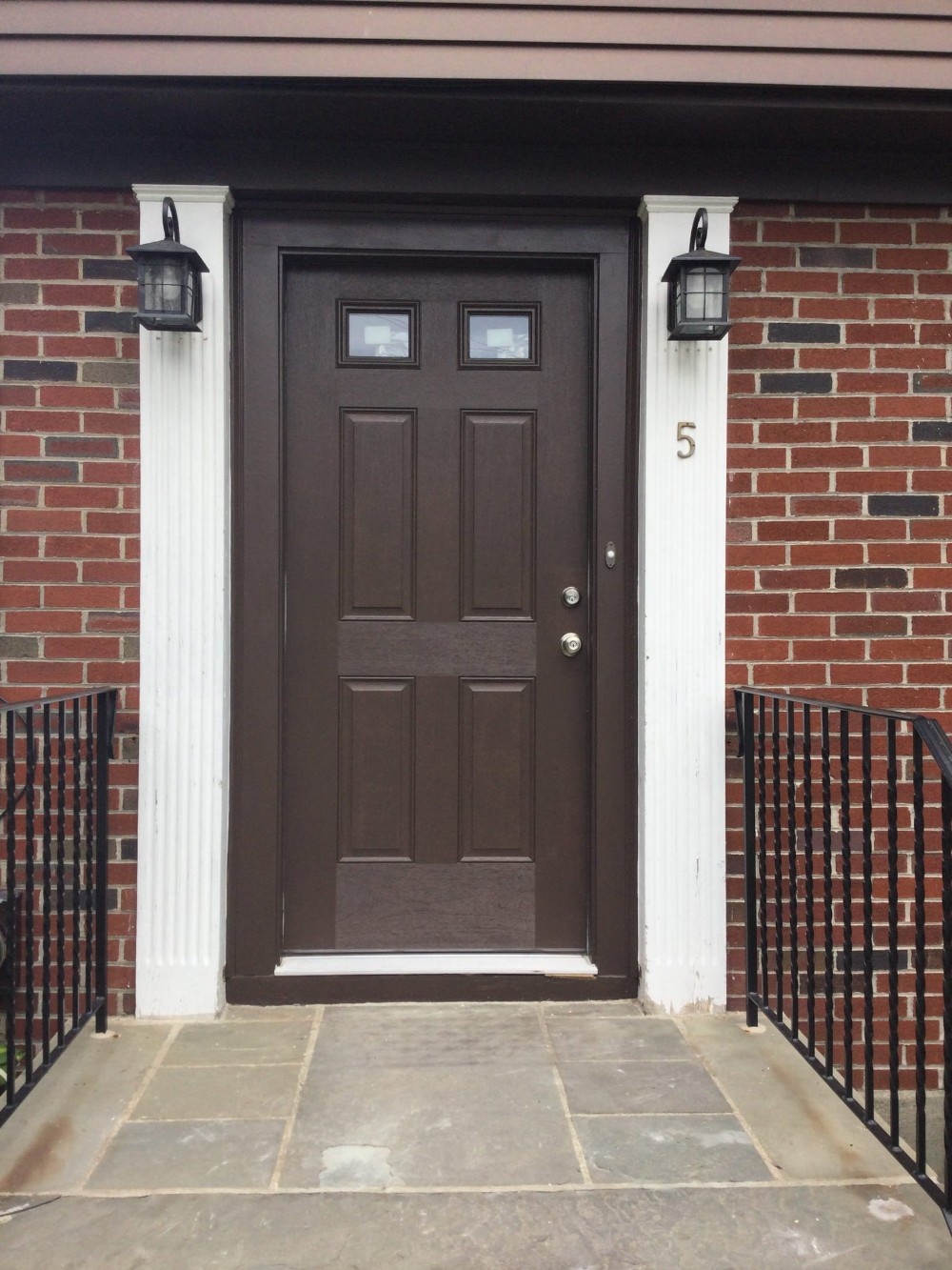 Entry door installation