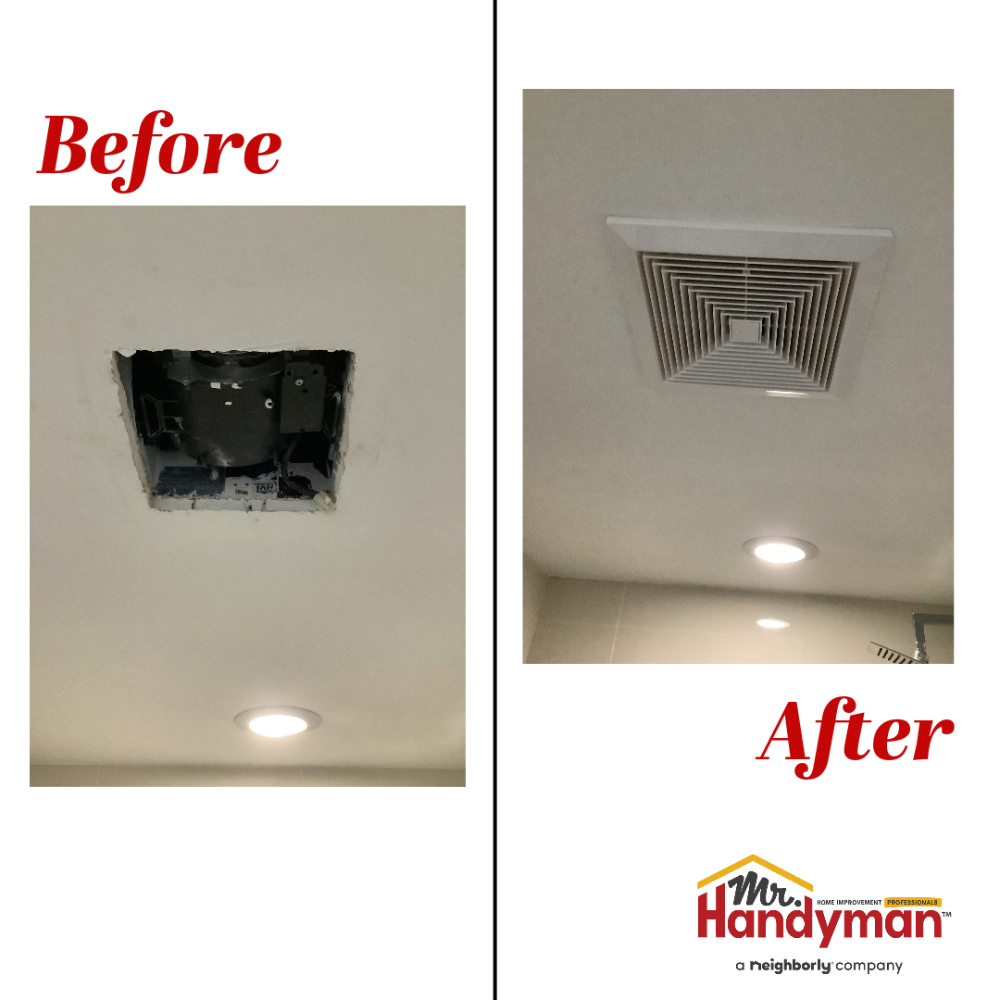 Exhaust fan replacement in Miami Shores