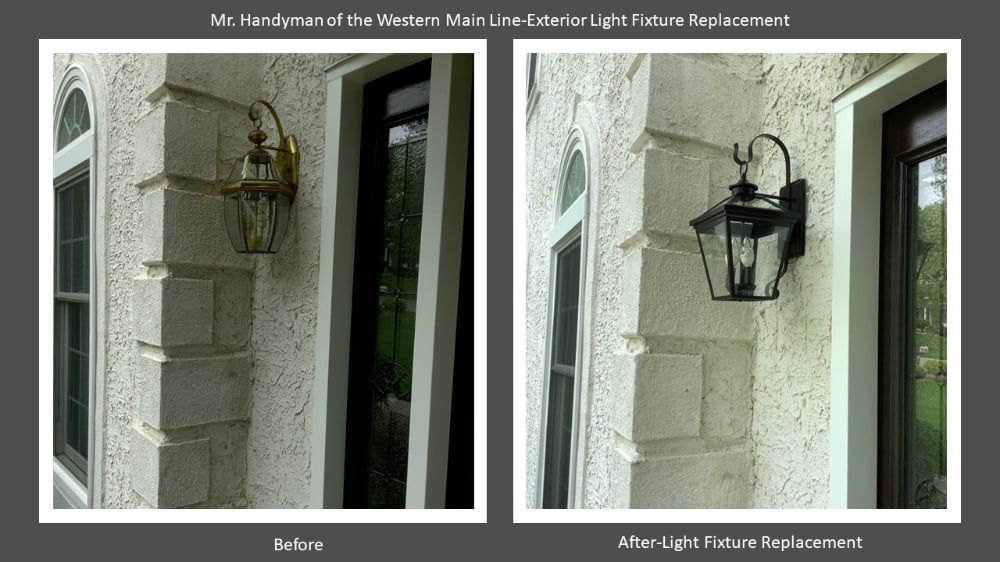 Exterior Light Fixture Replacement