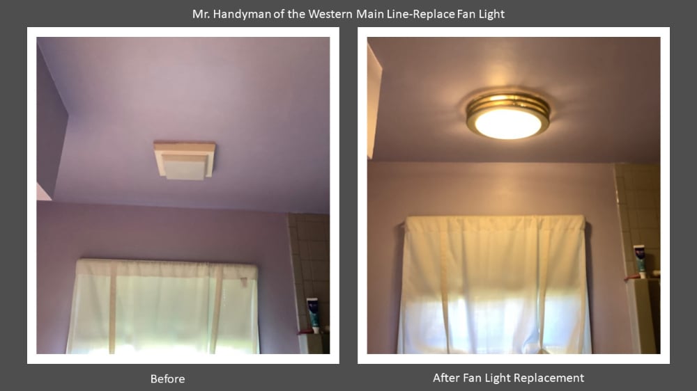Fan Light Replacement