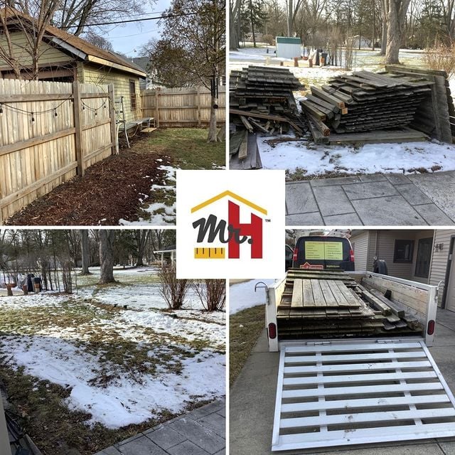 Fence tear down and removal