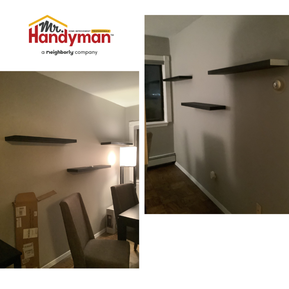 Floating Shelves Installation