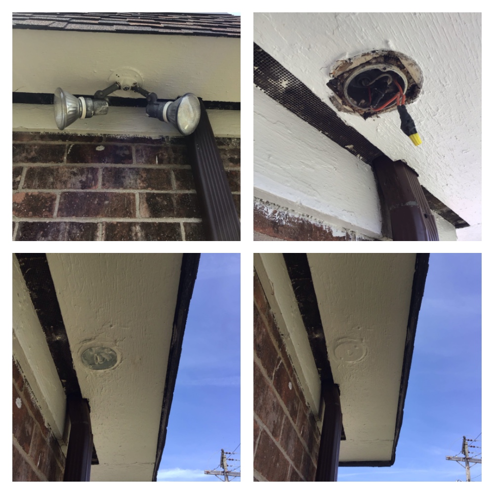 Flood light removal