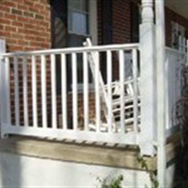 Picture of a front porch at a house