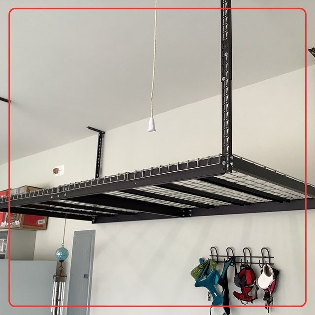 Garage storage space install