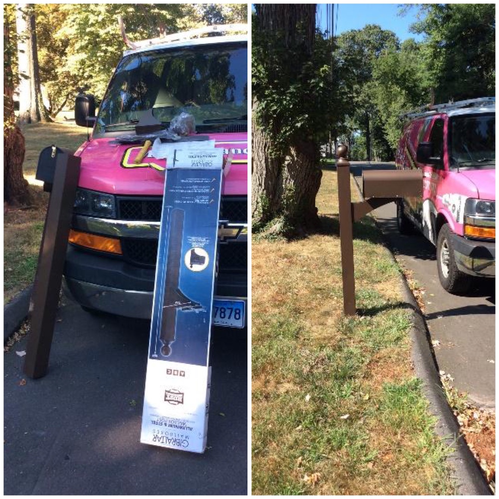 Install a mailbox in Fairfield
