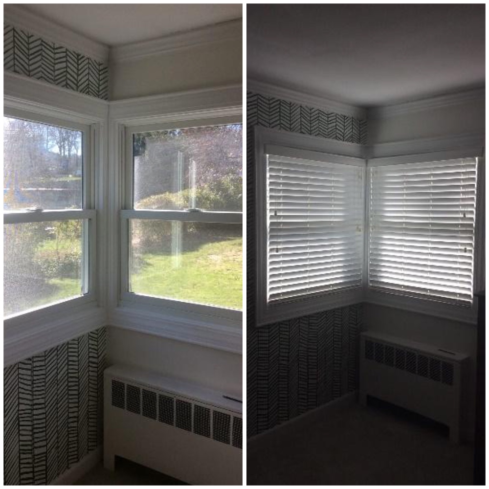 Install mini blinds in Trumbull
