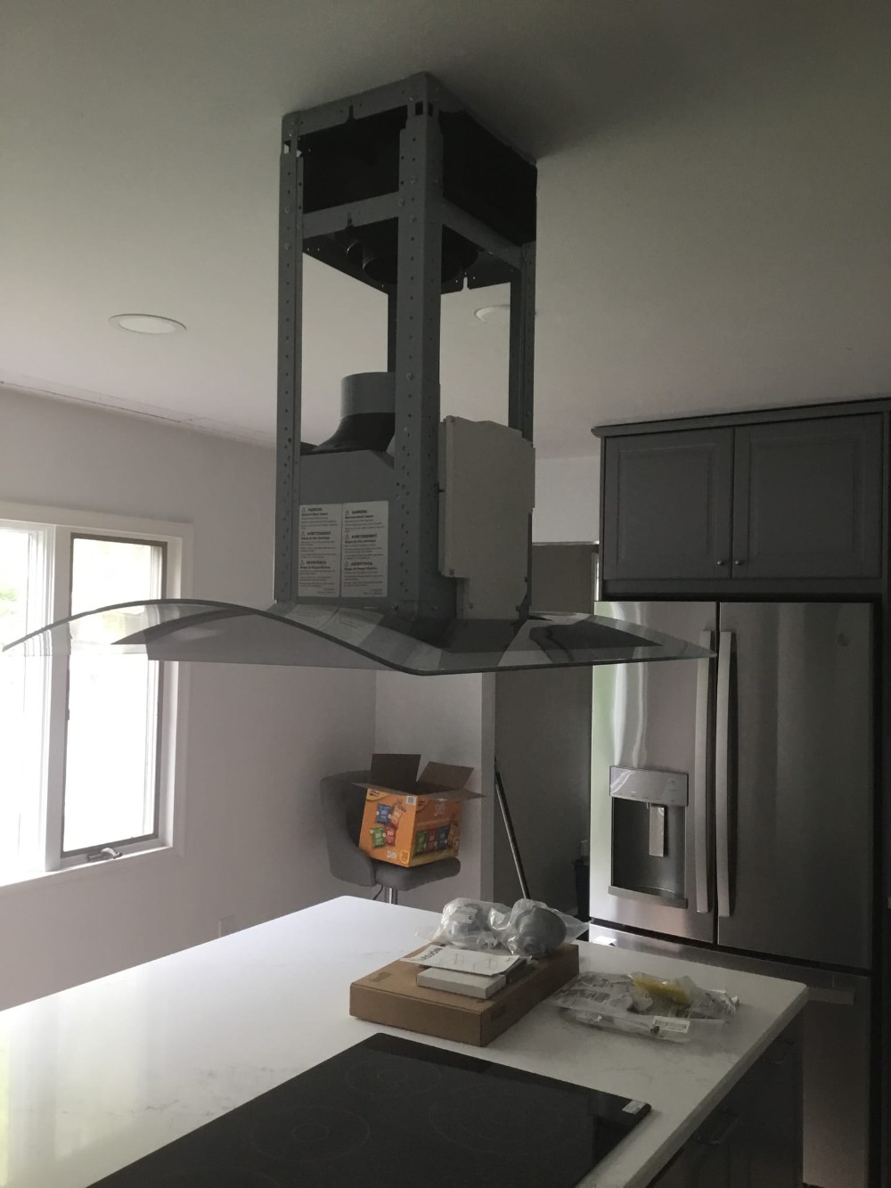 Installed new kitchen range hood