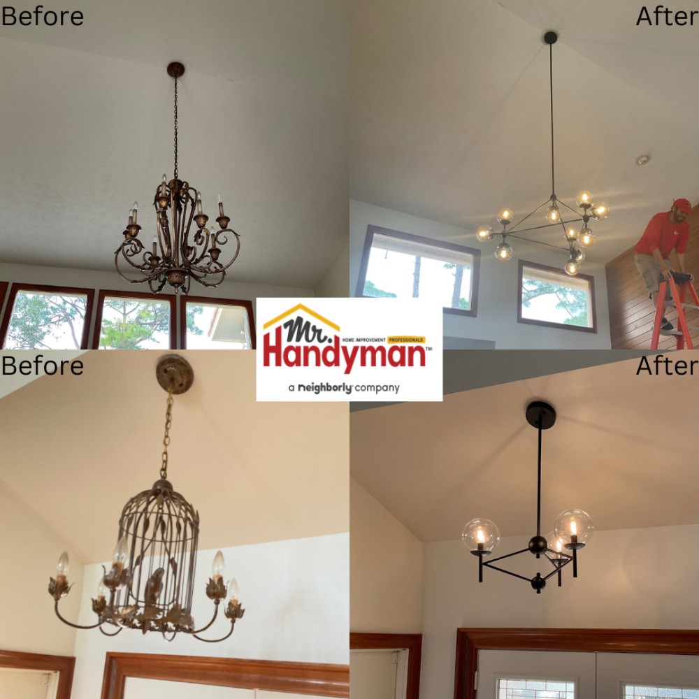 Installed new light fixtures.