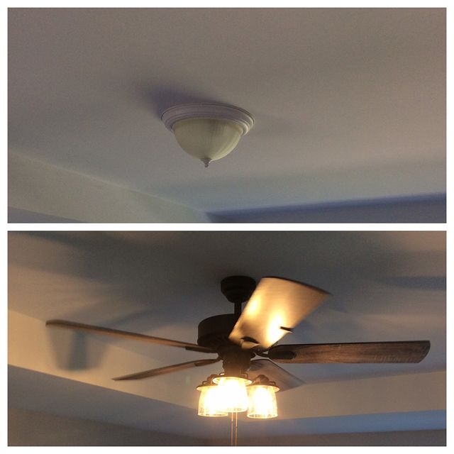 Installing a ceiling