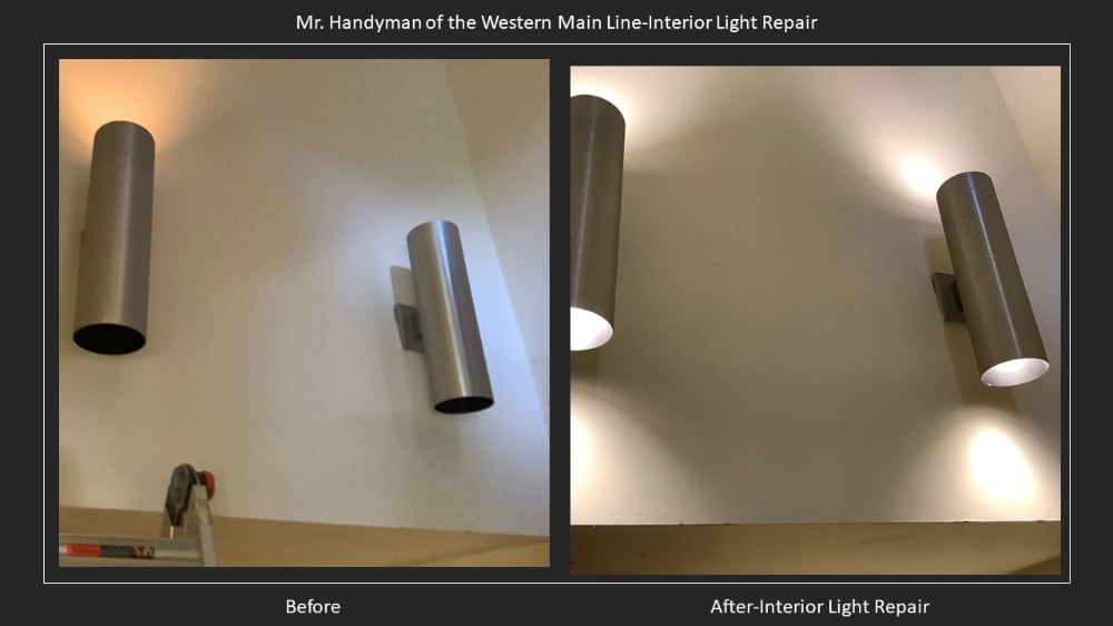 Interior Light Repair Exton, Pa Chester County