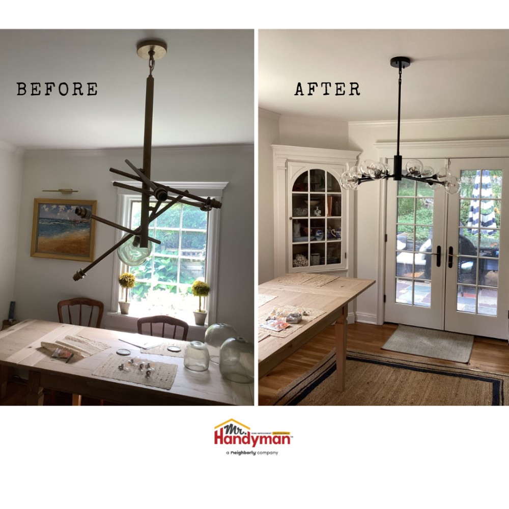 Light Fixture Replacement in Larchmont