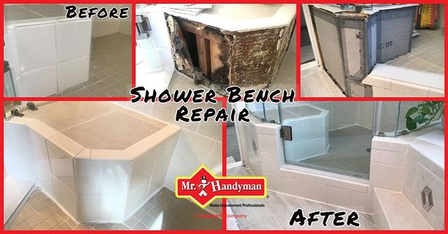 Shower bench repair