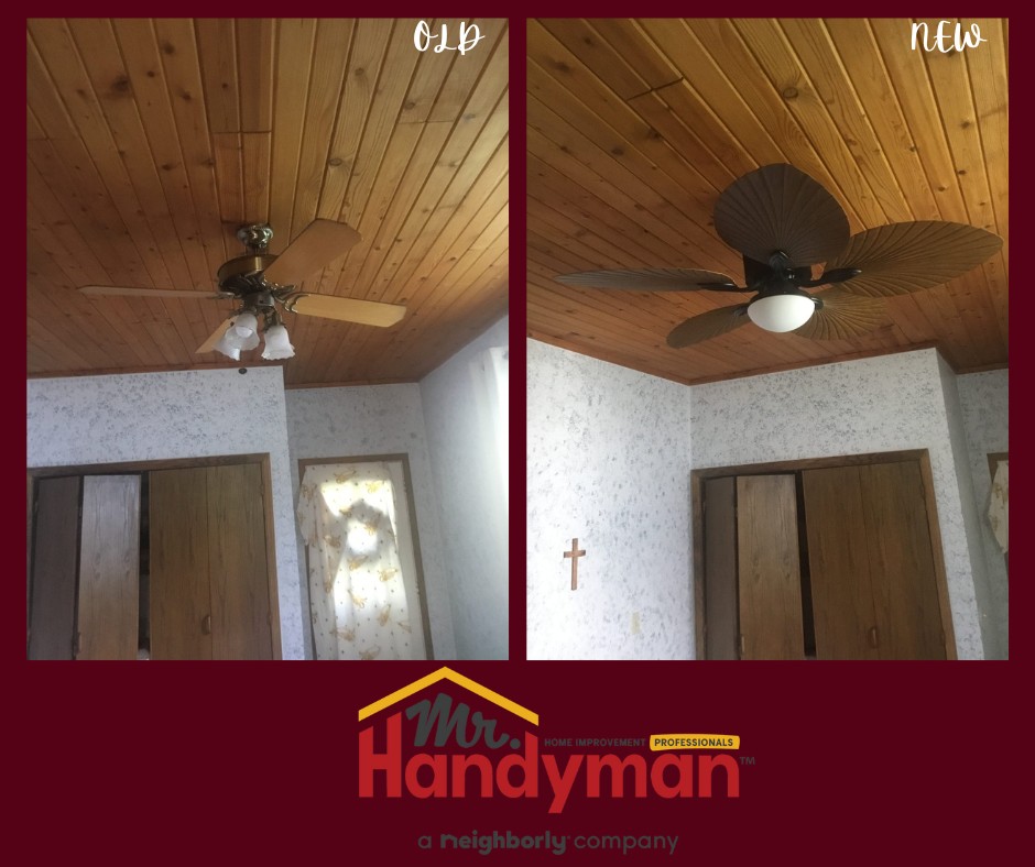 New ceiling fan replacement