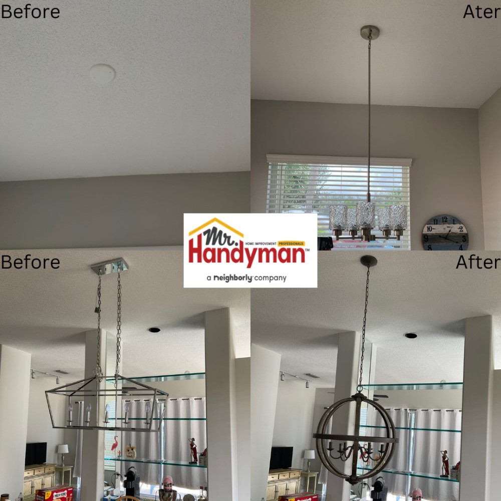 New light fixture install.