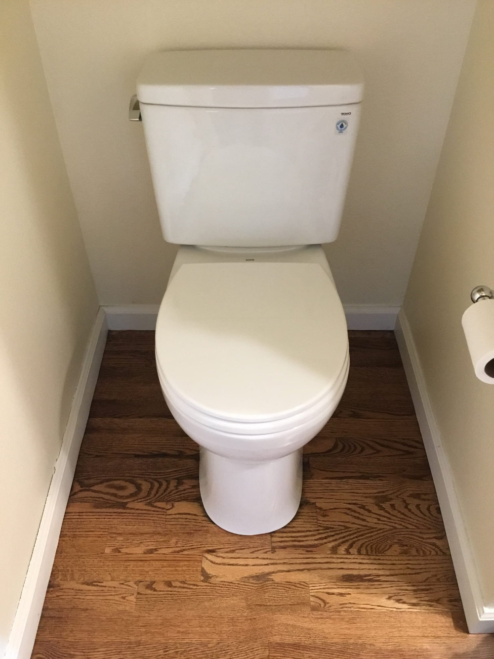 New toilet installed