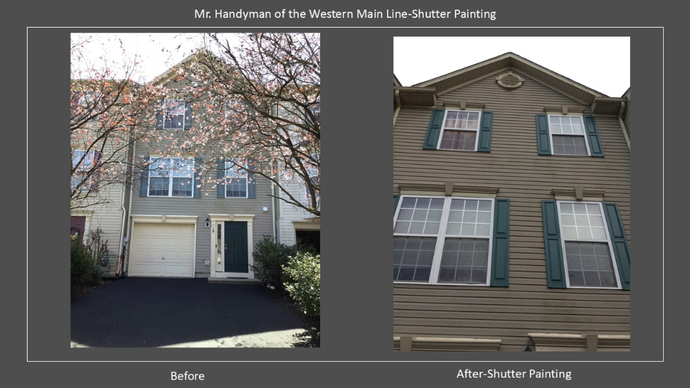 Paint Shutters Exton, Pa Chester County