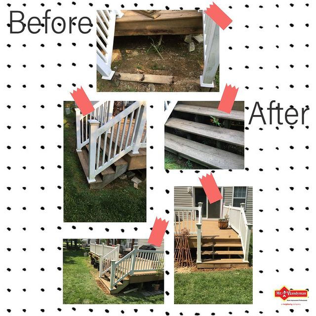 Patio Stair Repair.