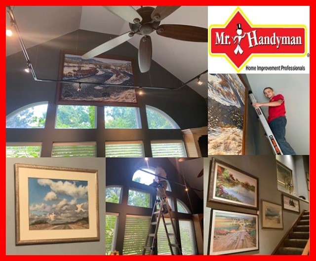 wall picture before and after