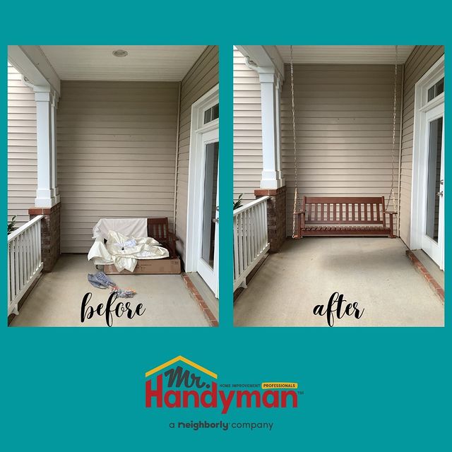 Porch Redesignating After and Before