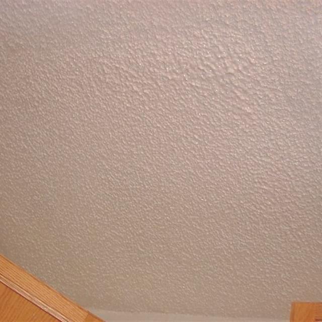 popcorn ceiling