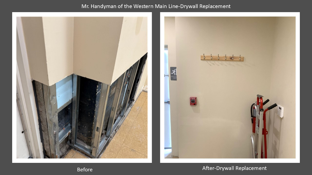 Replace drywall Malvern, Pa Chester County