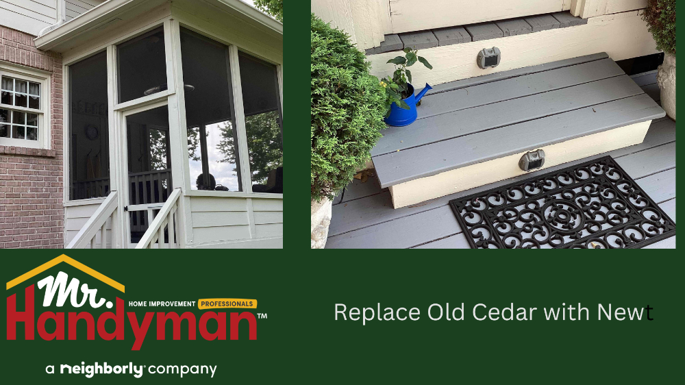Replace Old Cedar with New