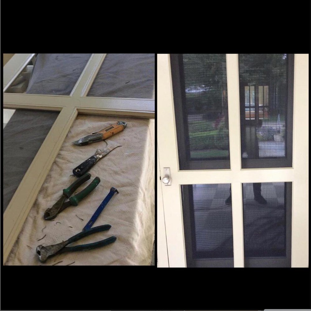 Screen door repair Westport