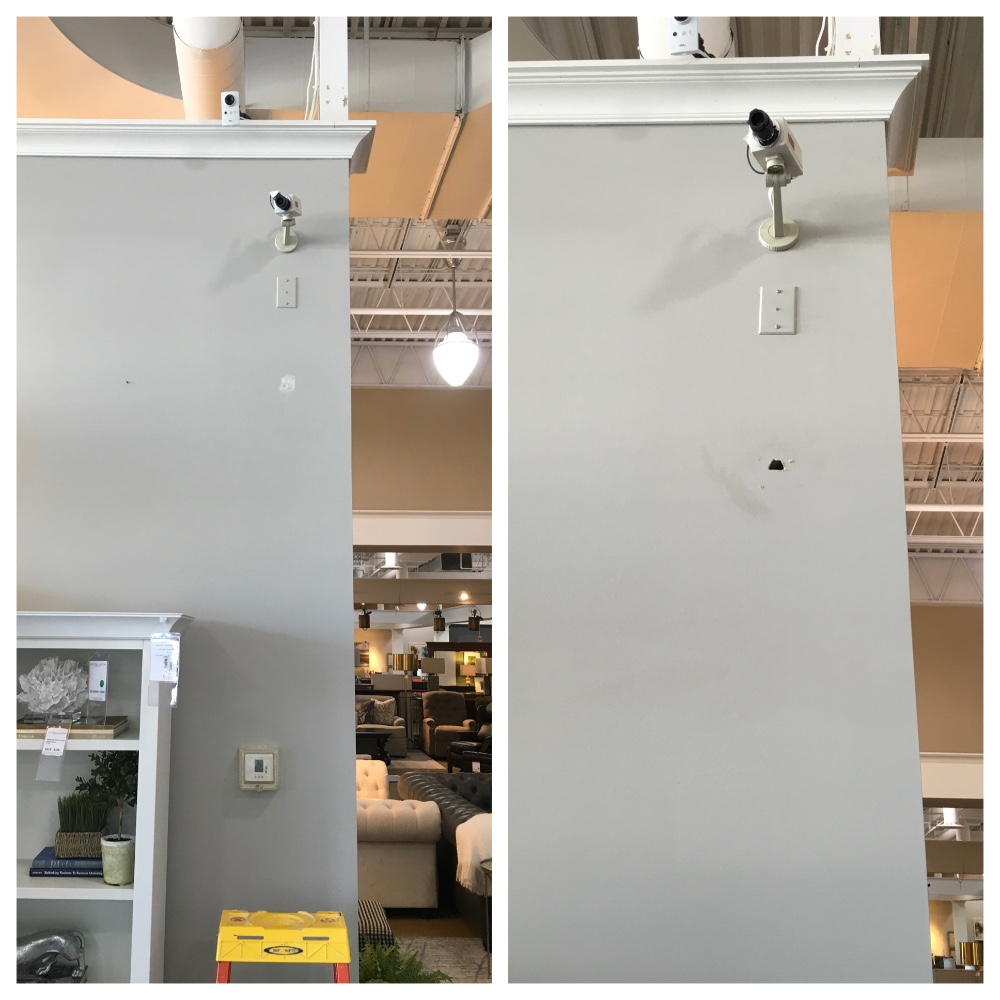 Security camera installation