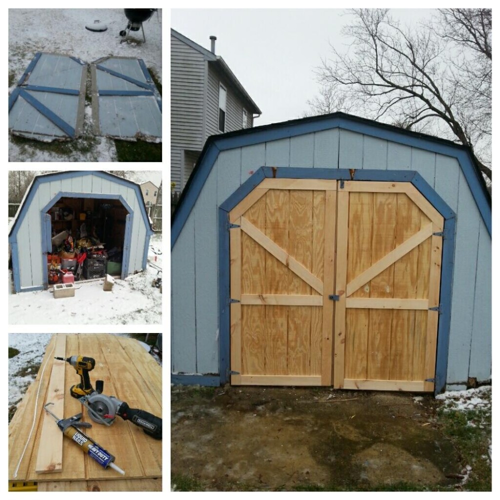 Carpentry to replace shed door