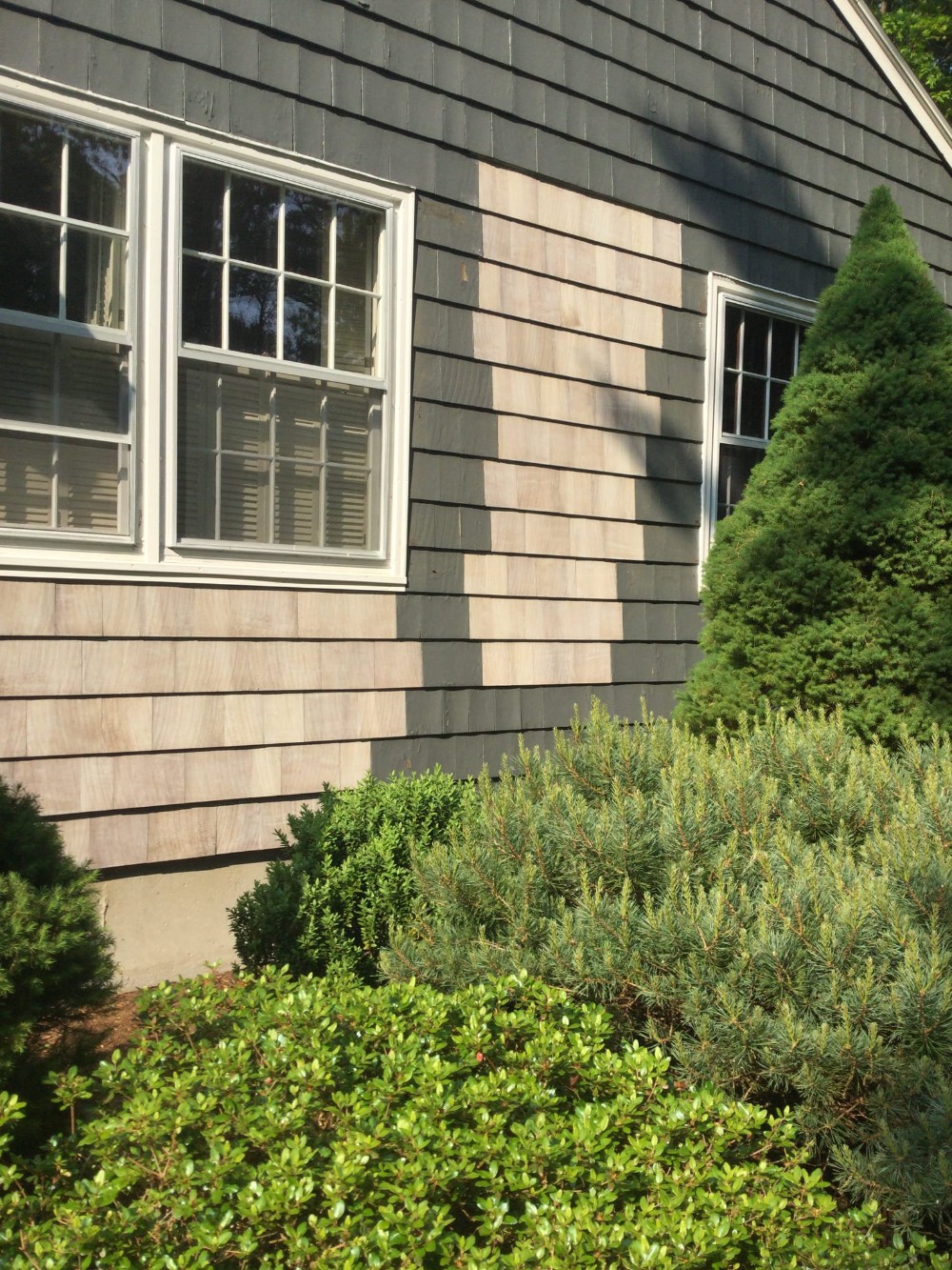 Shingle siding replacement