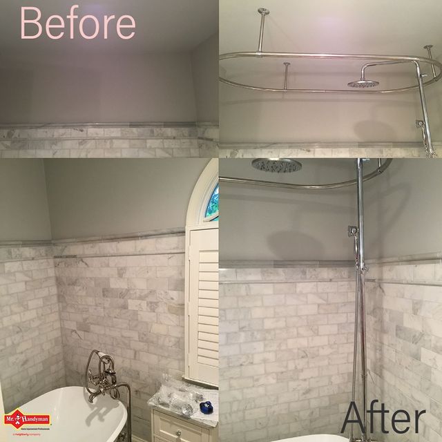 Shower Head Installation.