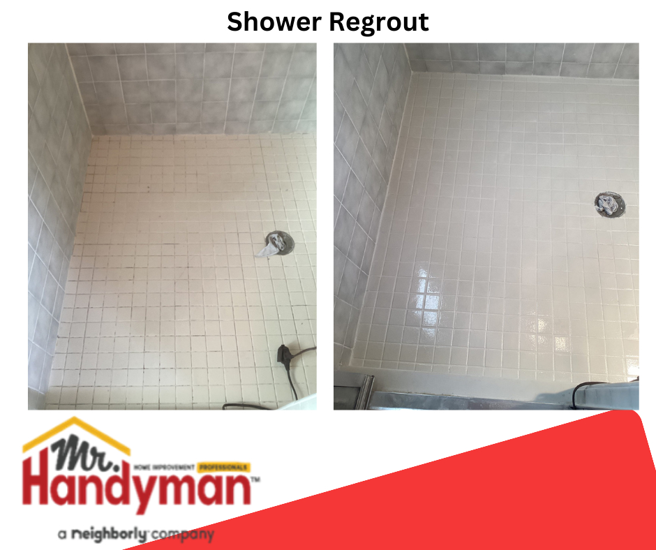 Shower Regrout in Zionsville