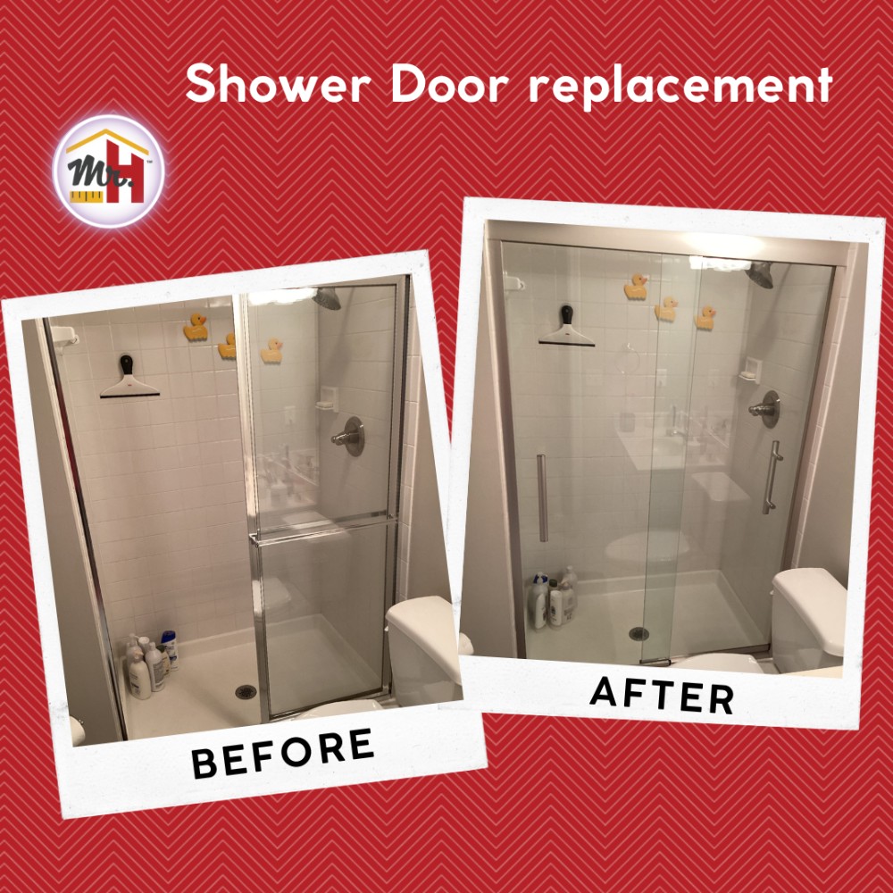 Sliding Shower Door replacement in Leawood