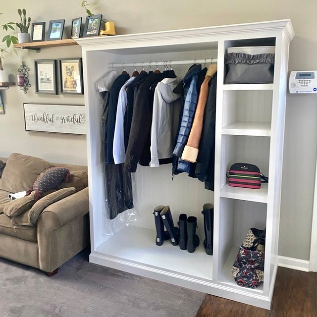 Custom storage closet.